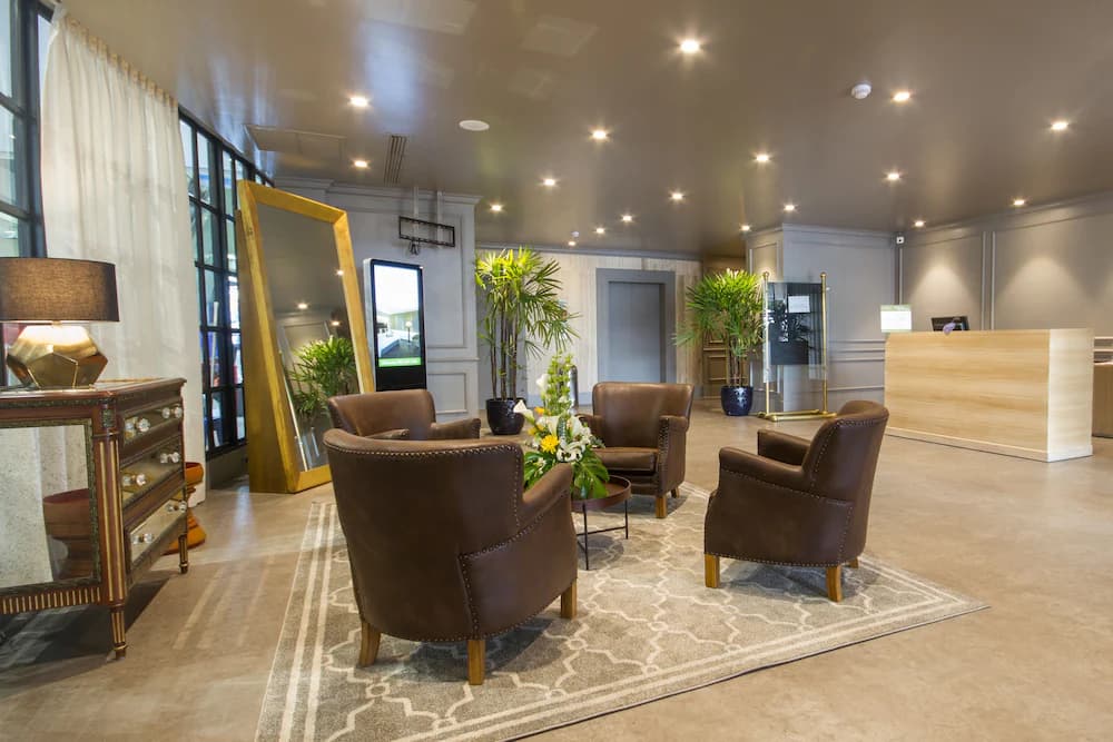 Interior entrance