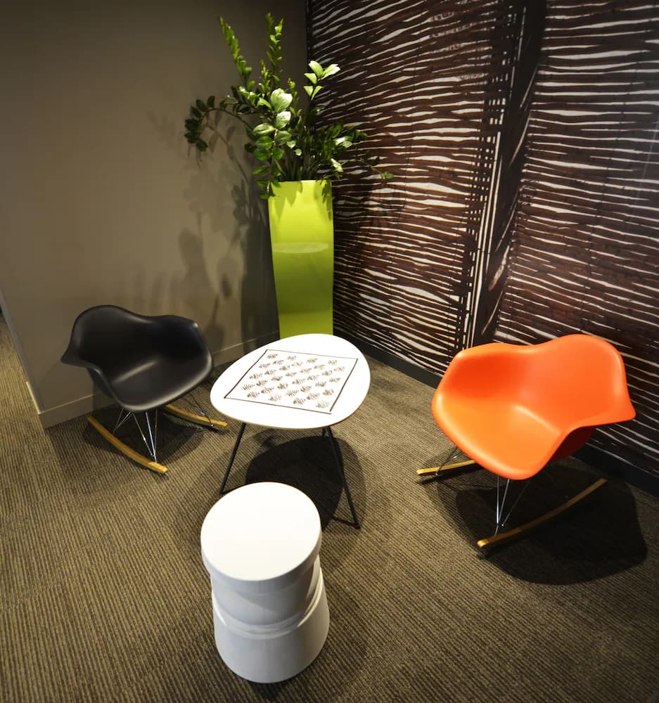 Lobby sitting area