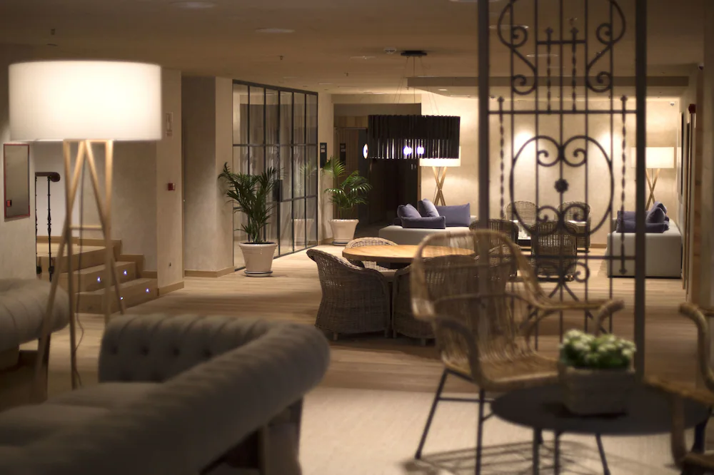 Lobby sitting area