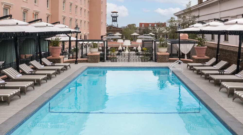 Rooftop pool