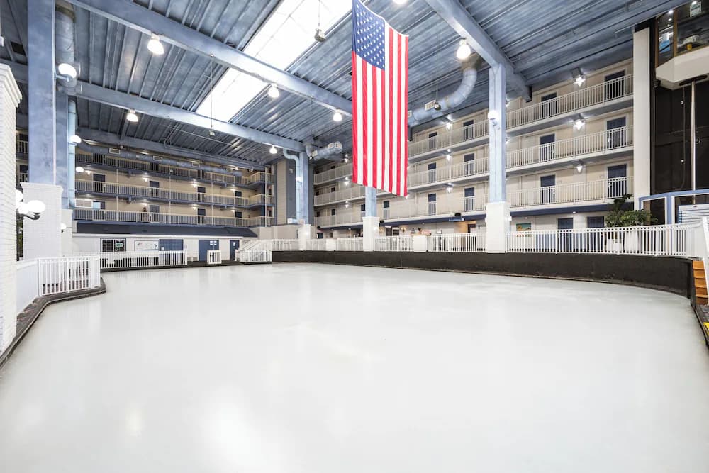 Ice skating