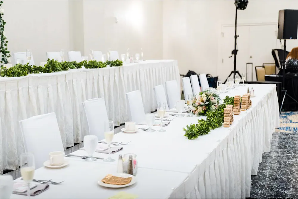 Indoor wedding