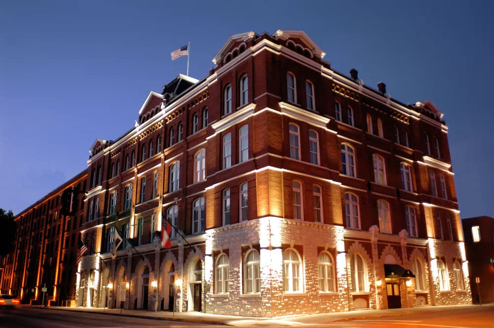Front of property - evening/night
