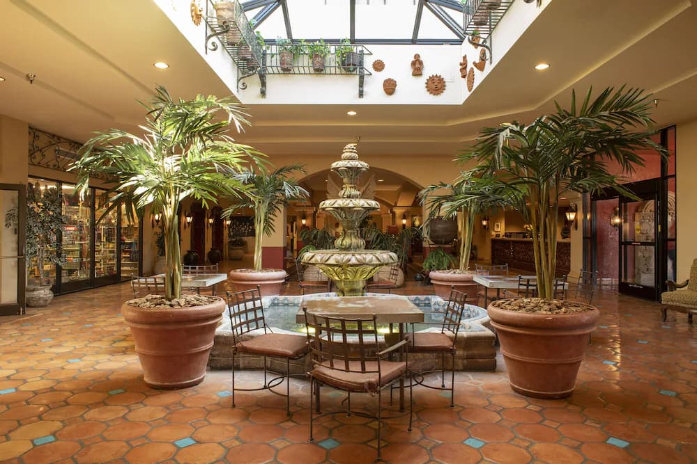 Lobby sitting area