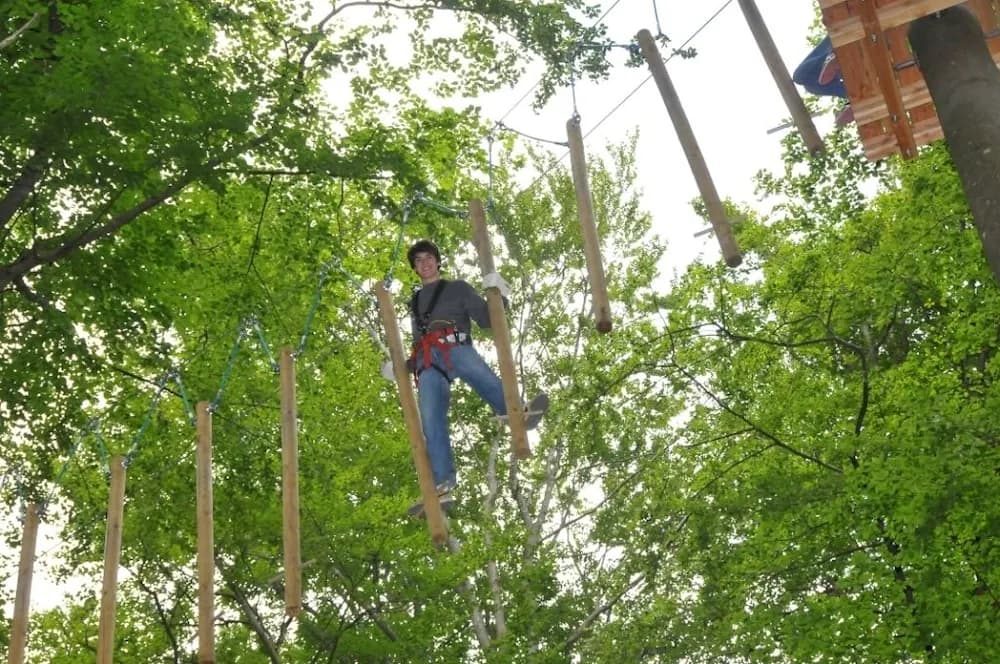 Outdoor rock climbing