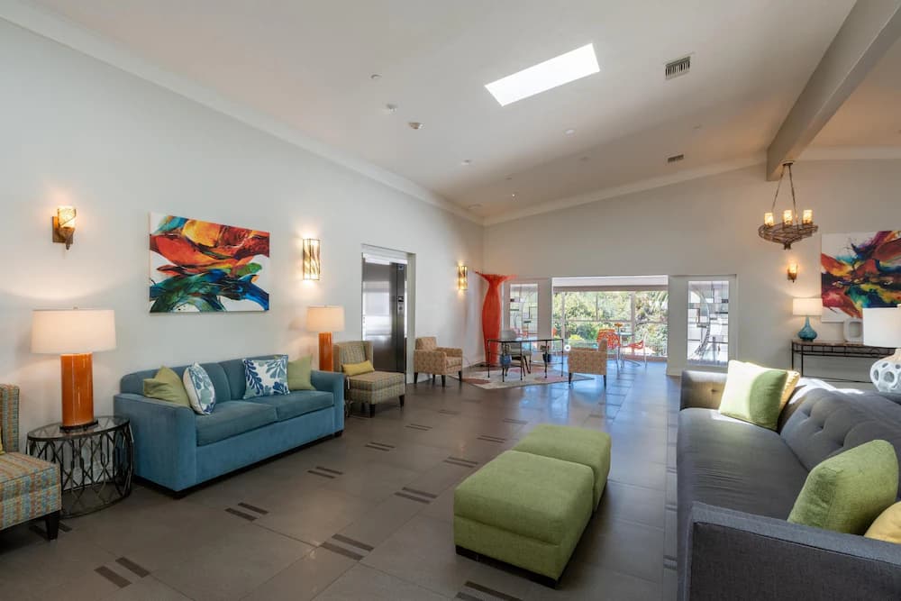 Lobby sitting area
