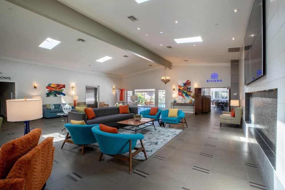 Lobby sitting area