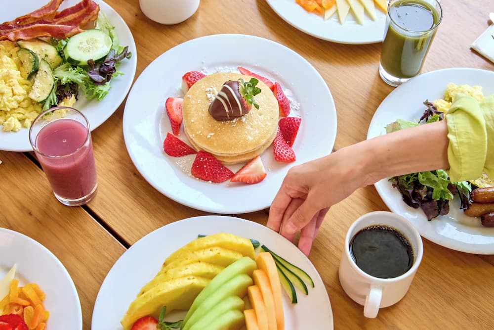 Breakfast buffet