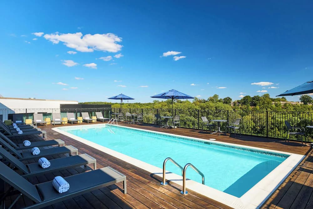 Rooftop pool