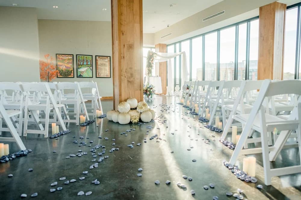 Indoor wedding