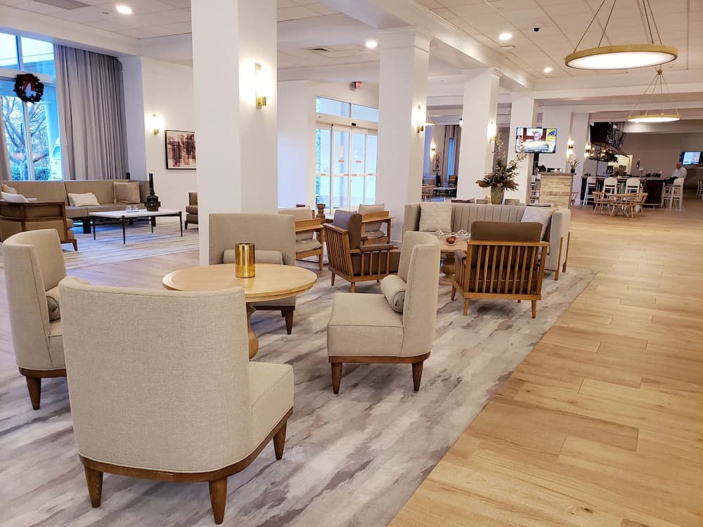 Lobby sitting area
