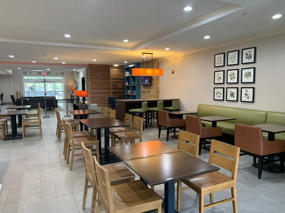 Lobby sitting area