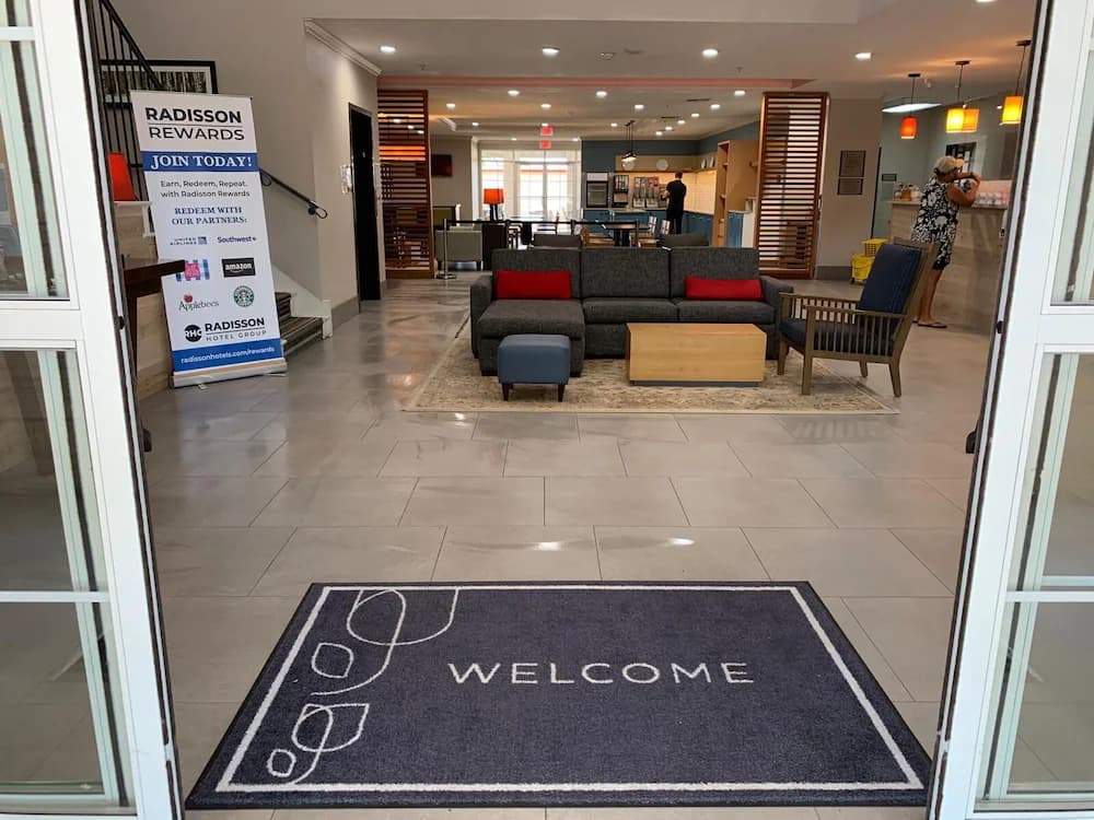 Interior entrance