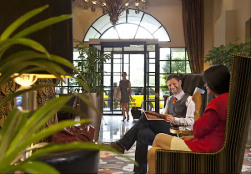 Lobby sitting area