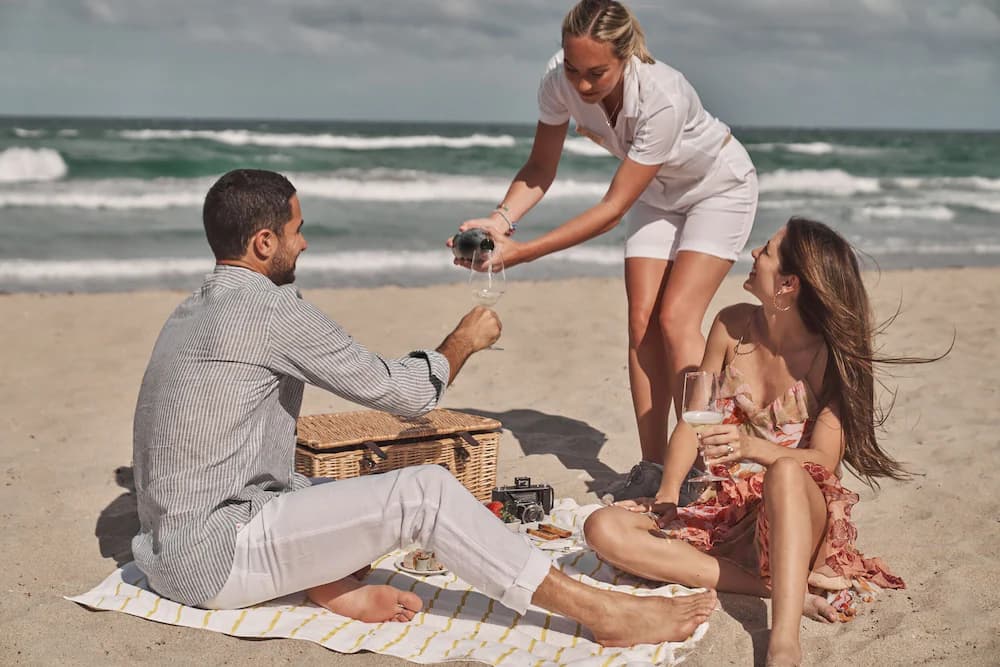 Champagne service