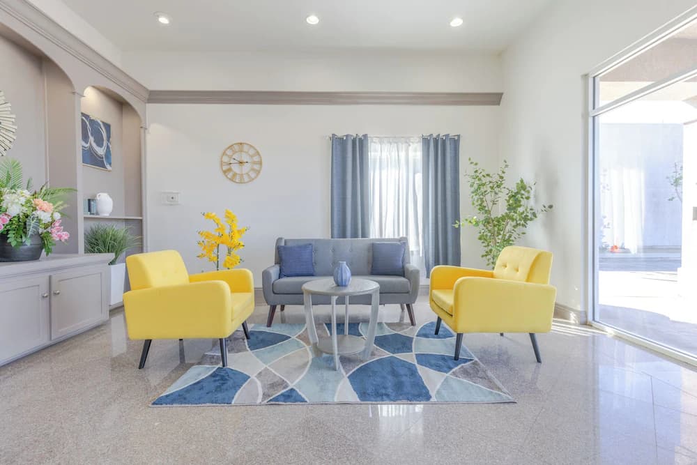 Lobby sitting area