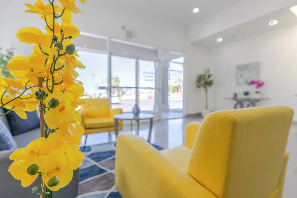 Lobby sitting area