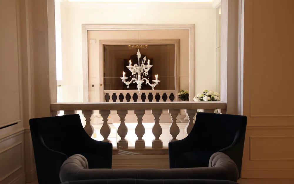 Lobby sitting area