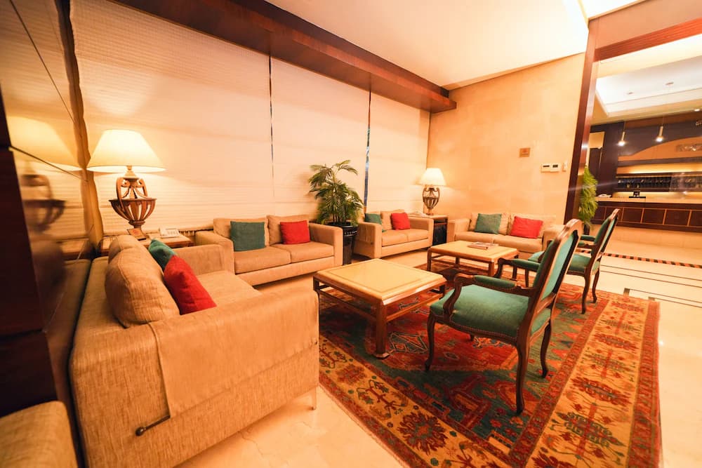 Lobby sitting area