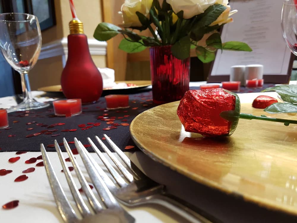Couples dining