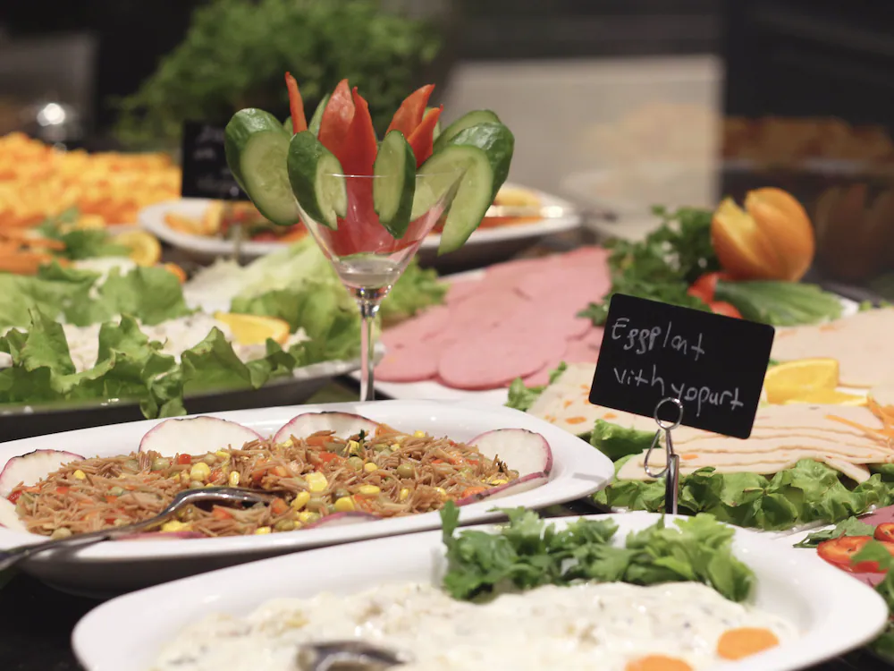 Breakfast buffet