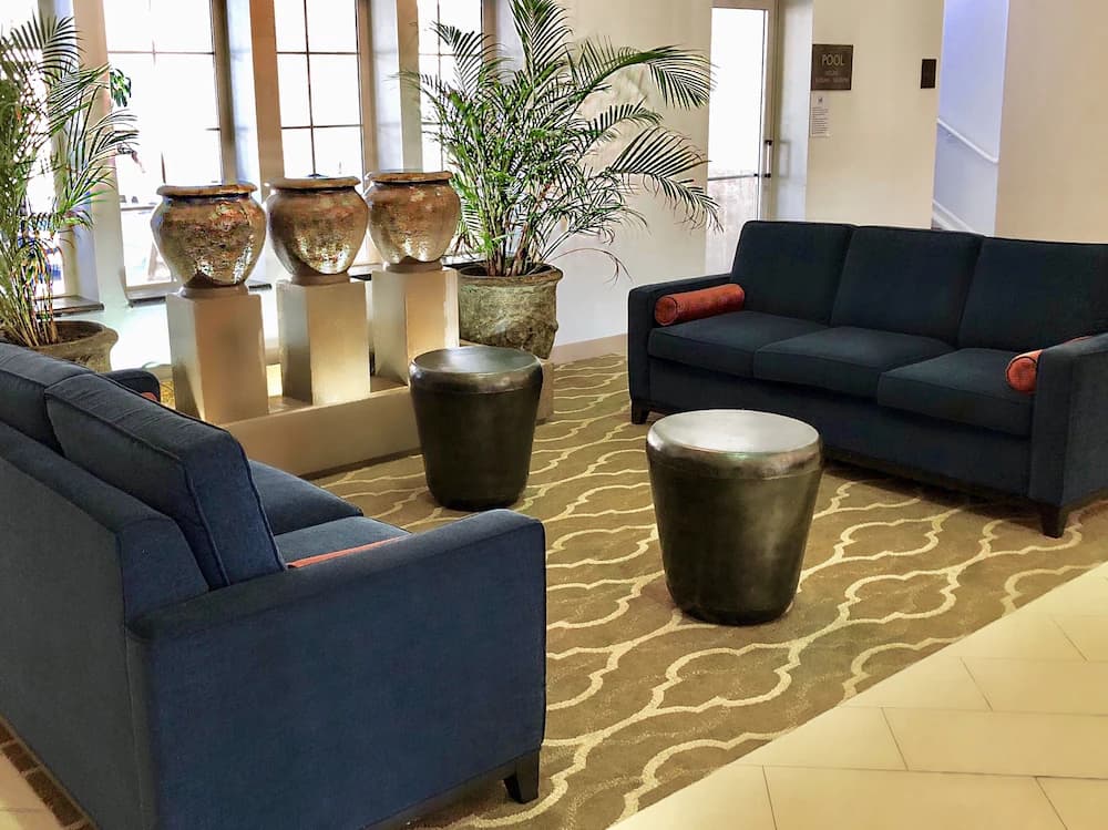 Lobby sitting area