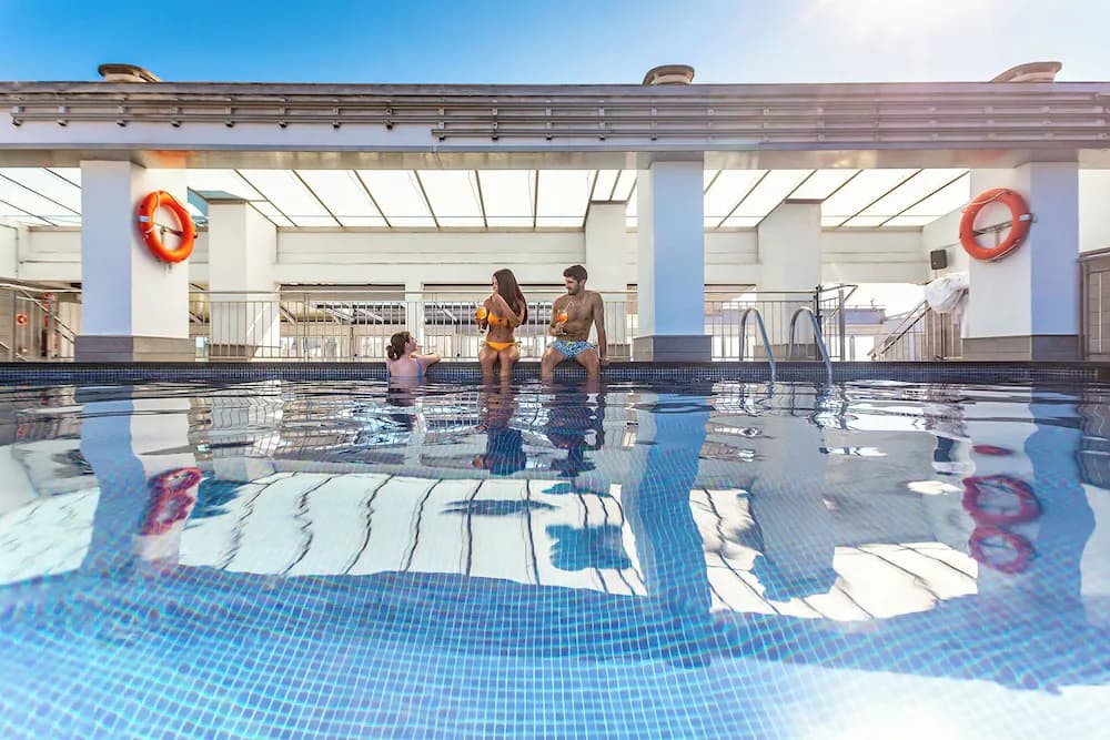 Rooftop pool