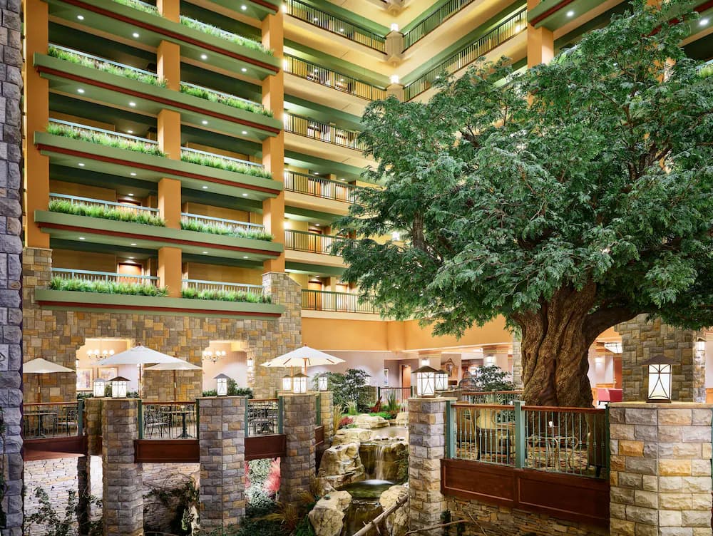 Interior entrance