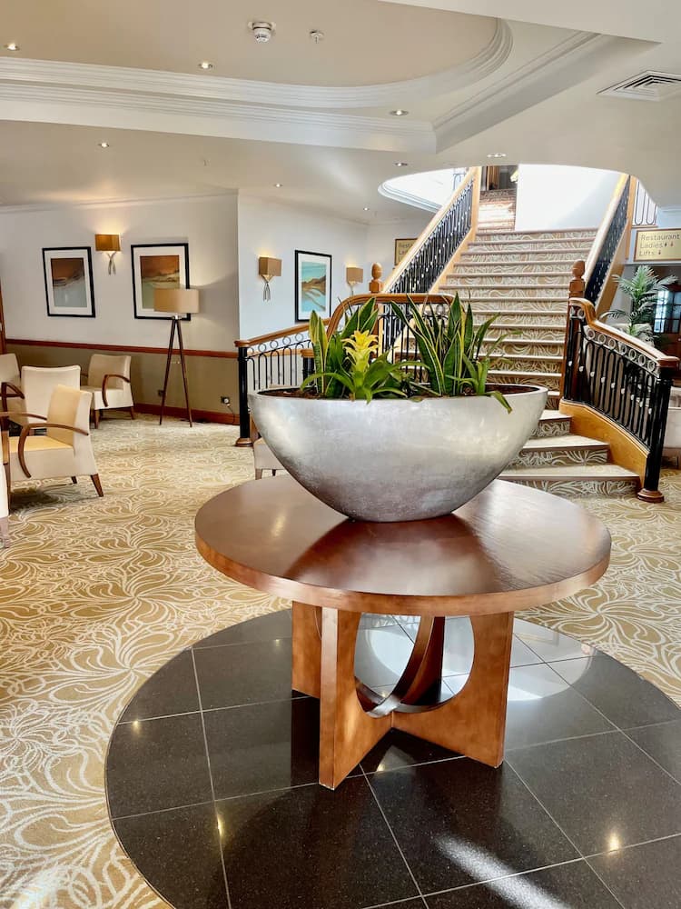 Lobby sitting area