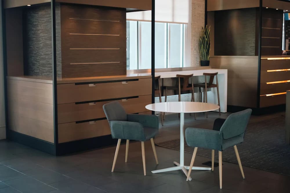 Lobby sitting area