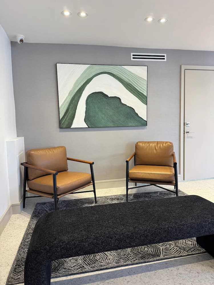 Lobby sitting area