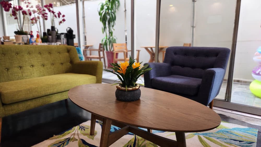 Lobby sitting area