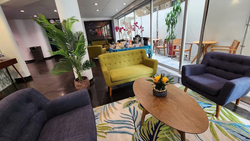 Lobby sitting area
