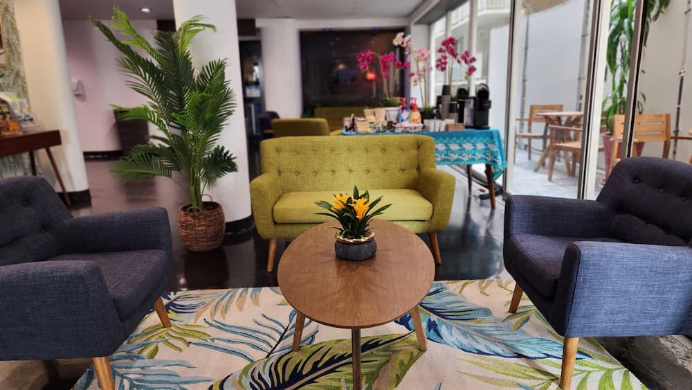 Lobby sitting area