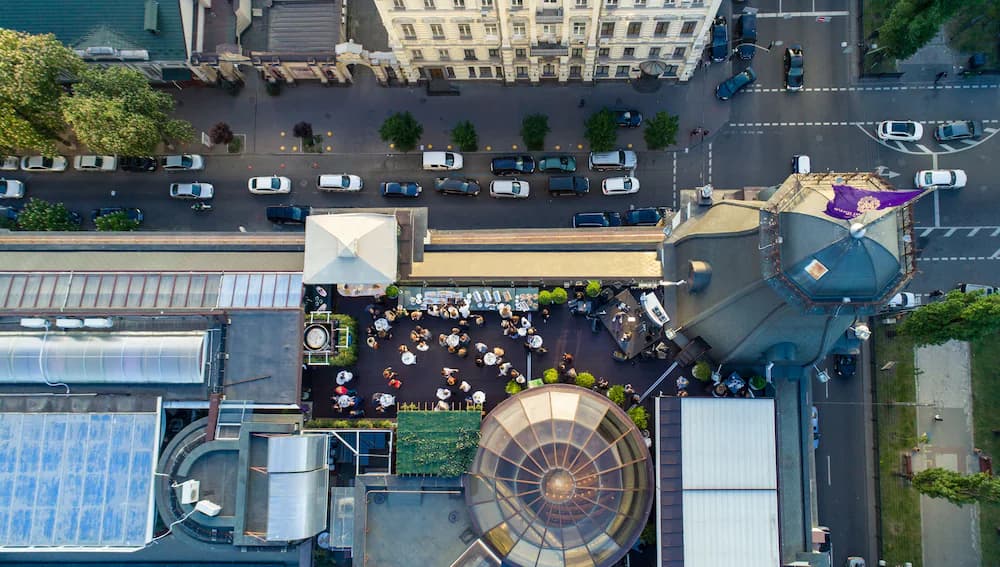 Aerial view