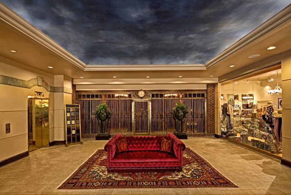 Lobby sitting area