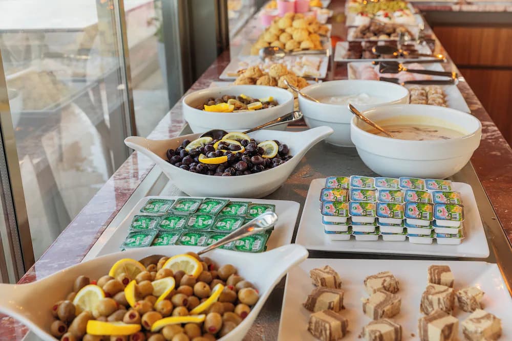 Breakfast buffet