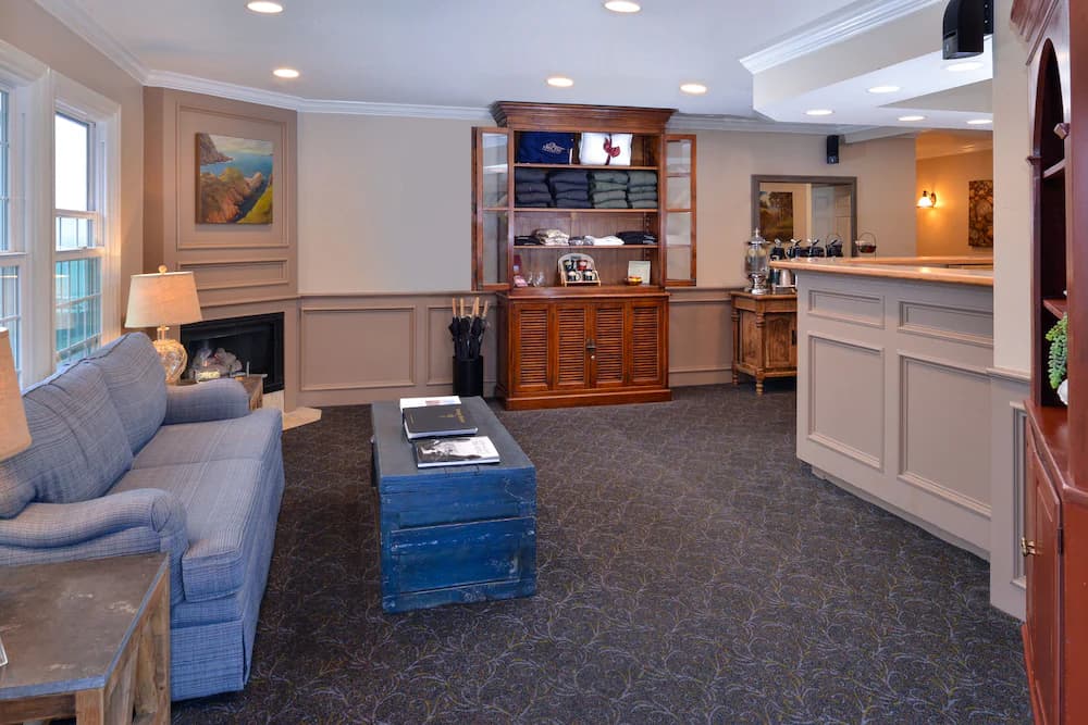 Lobby sitting area