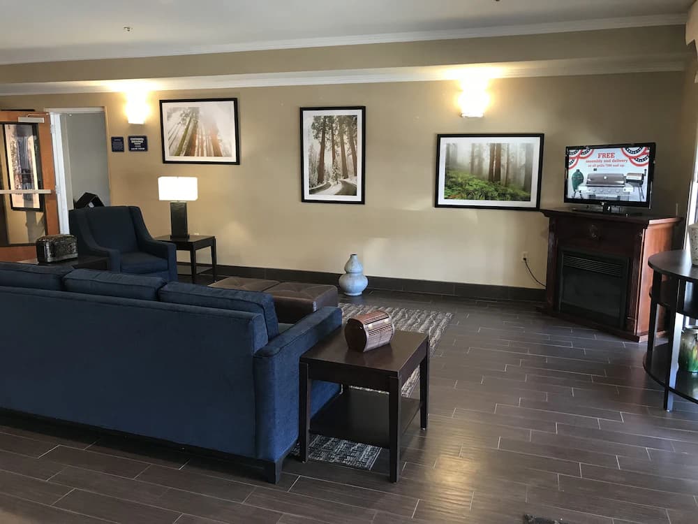 Lobby sitting area