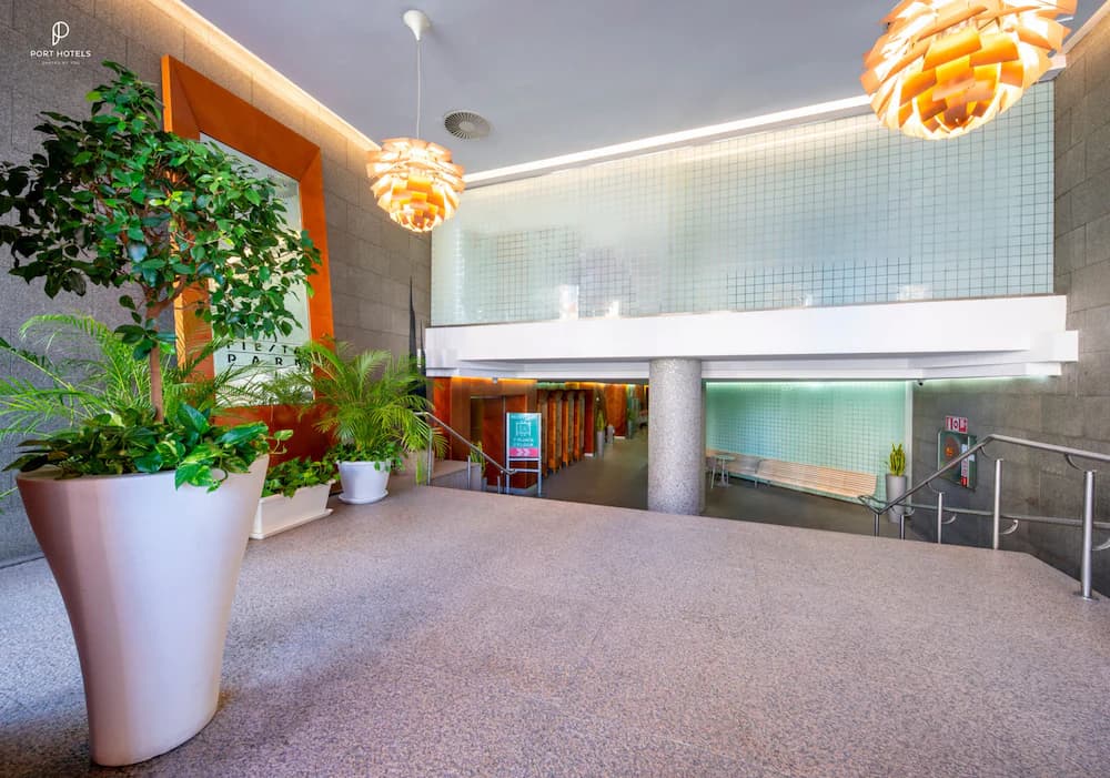 Interior entrance