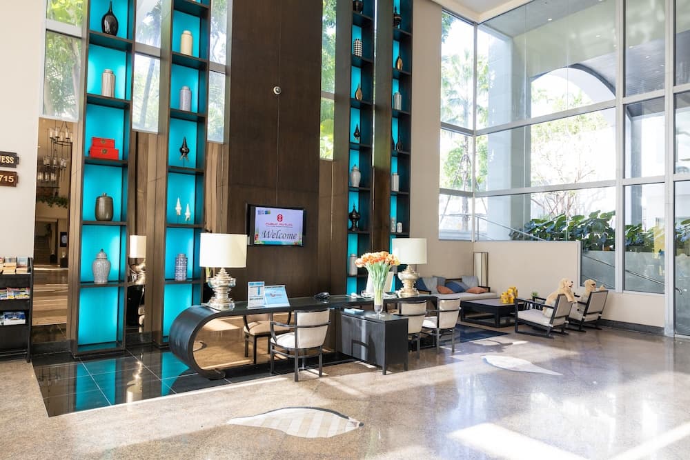 Lobby sitting area