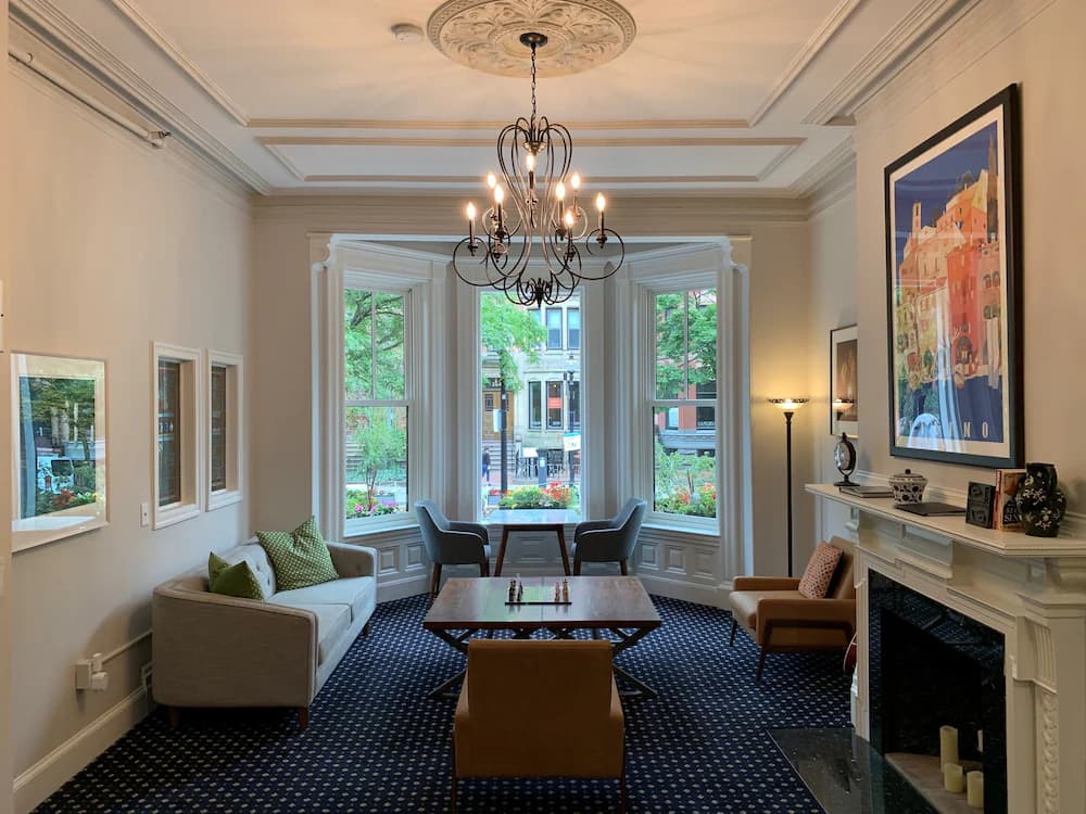 Lobby sitting area