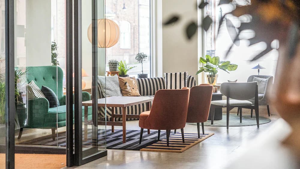 Lobby sitting area