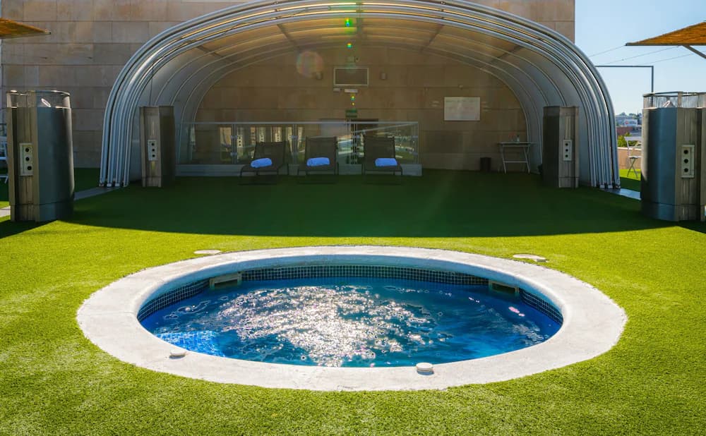 Rooftop pool