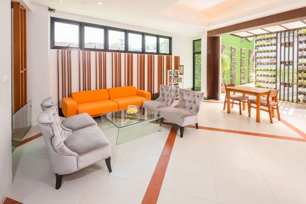 Lobby sitting area