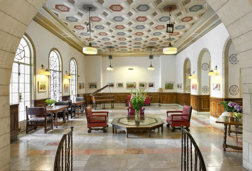 Lobby sitting area