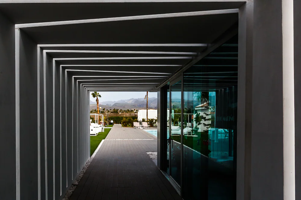 Interior entrance