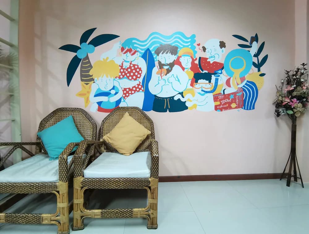 Lobby sitting area
