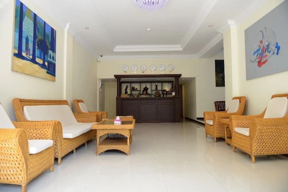 Lobby sitting area