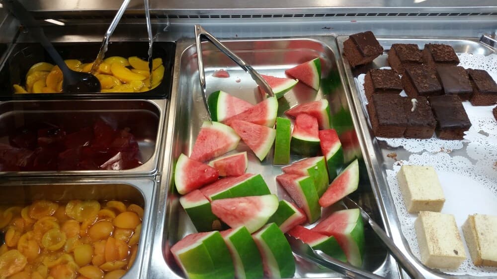 Breakfast buffet